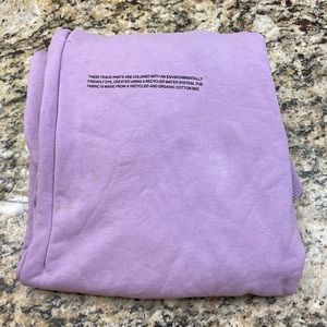 Pangaia orchid purple sweatpants